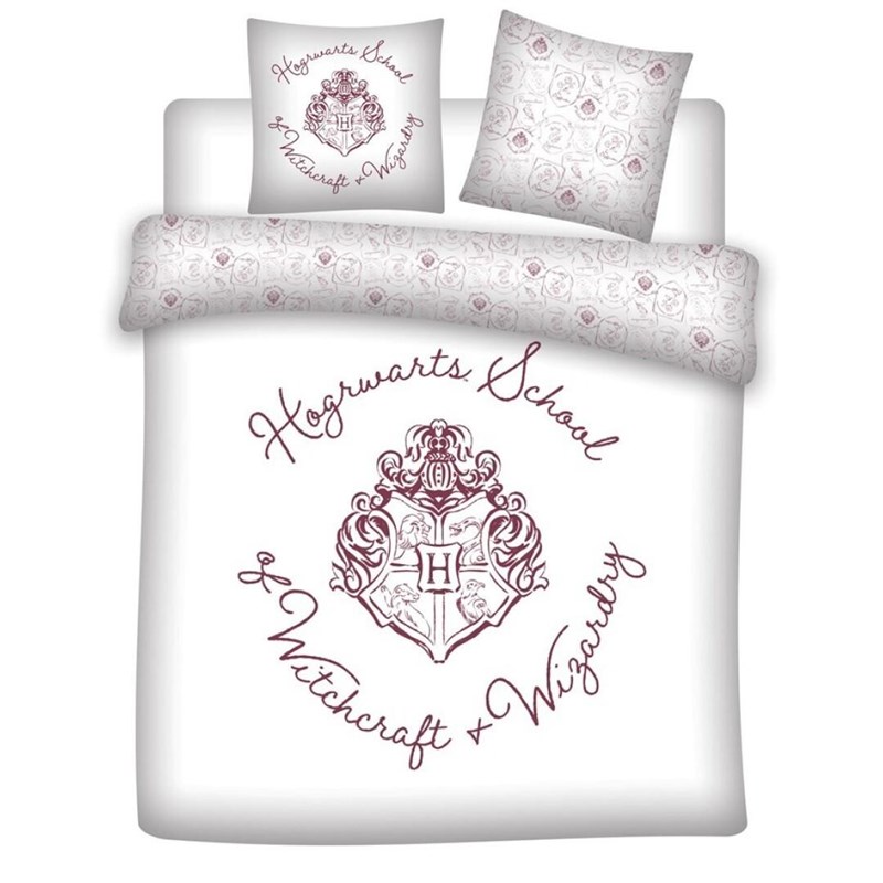 Parure de lit Harry Potter Poudlard - 2 personnes