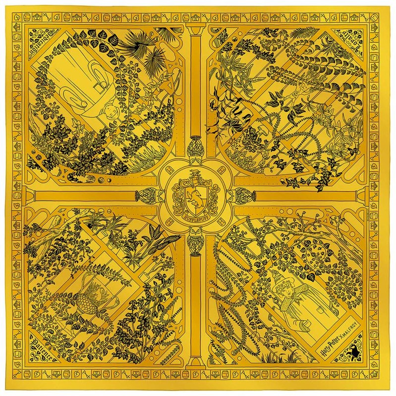 Carré de soie 67, Harry Potter, Poufsouffle