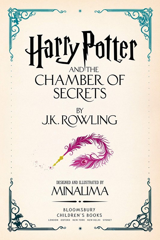 Harry Potter and the Chamber of Secrets (ENGLISH) - Illustré par MinaLima