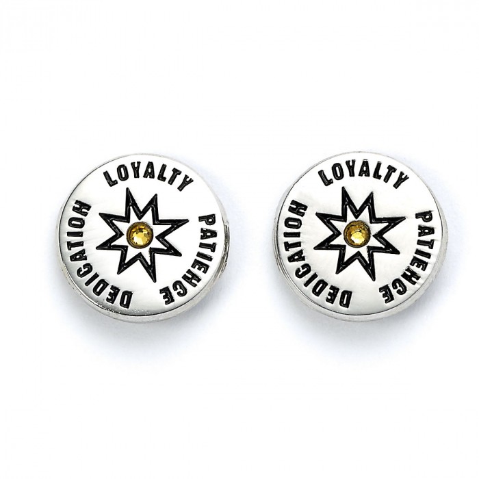 Set de 3 boucles d'oreilles Poufsouffle - Harry Potter