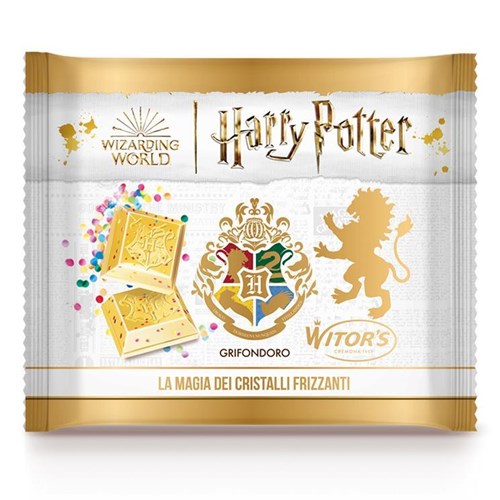 Tablette chocolat blanc cristaux scintillants - Harry Potter
