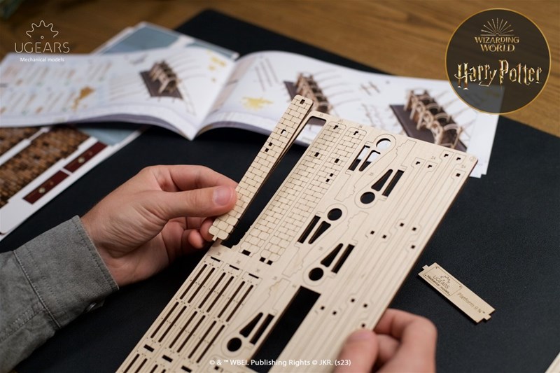 Kit assemblage bois Voie 9 3/4 - Harry Potter