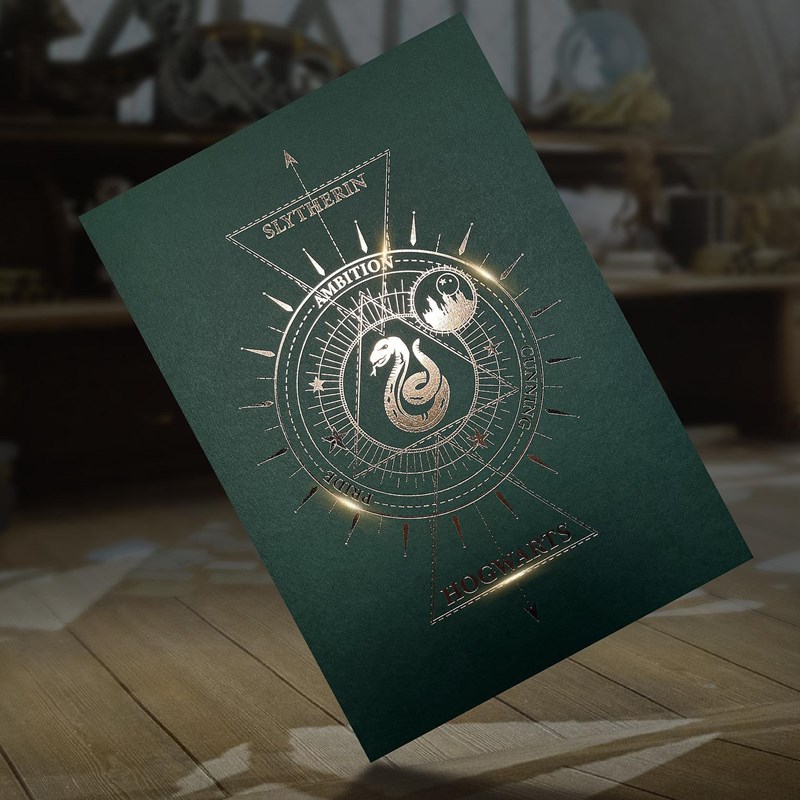 Artprint Serpentard dorure à chaud - Harry Potter