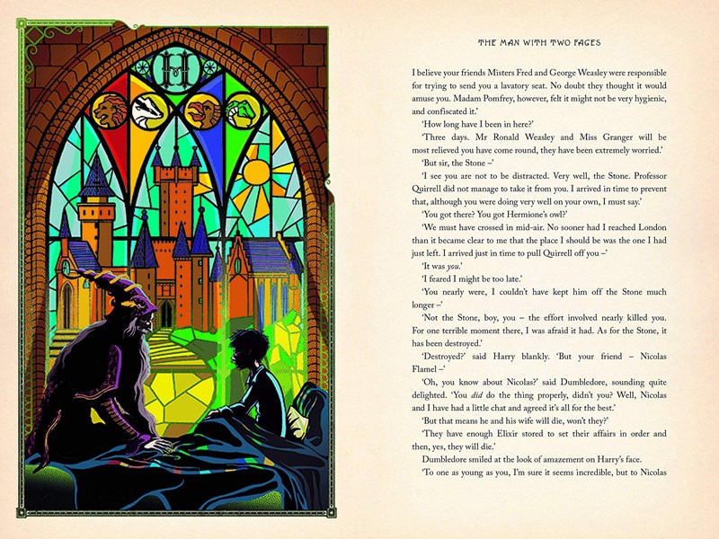 Harry Potter and the Philosopher's Stone (ENGLISH) - Illustrated by MinaLima