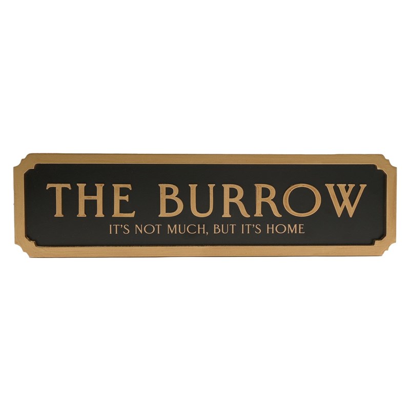 Plaque de rue The Burrow - Harry Potter