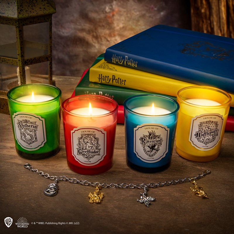 Coffret bougies parfumées + bracelet et charms - Harry Potter