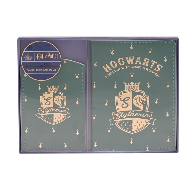 Porte-passeport et étiquette bagage Serpentard - Harry Potter