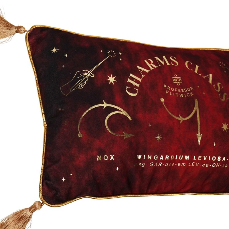 COUSSIN VELOURS ALUMNI - COURS DE SORTILEGE - HARRY POTTER