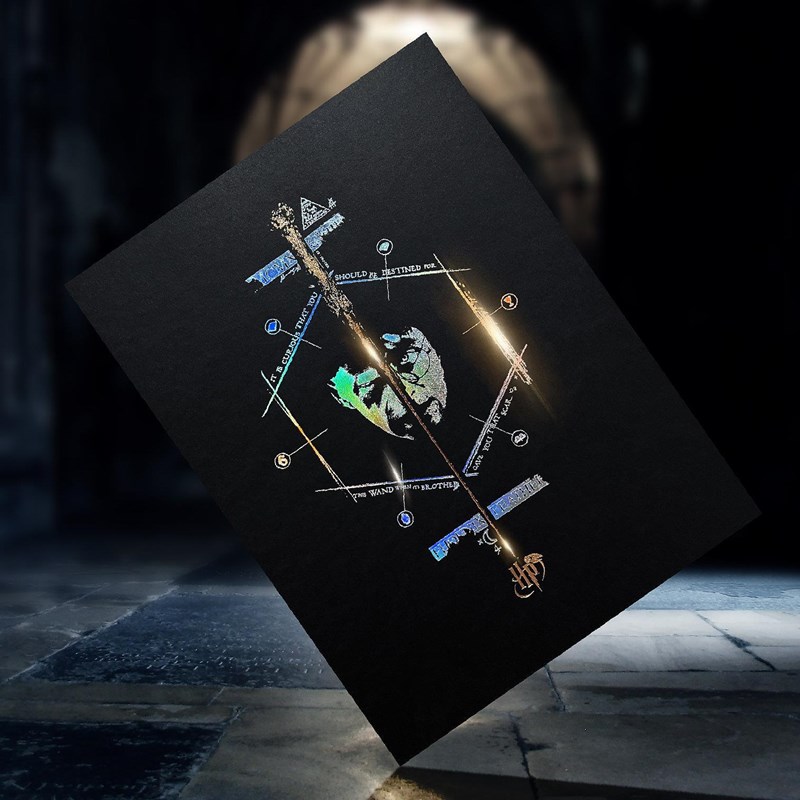 Artprint Le Portrait d'Harry dorure à chaud - Harry Potter