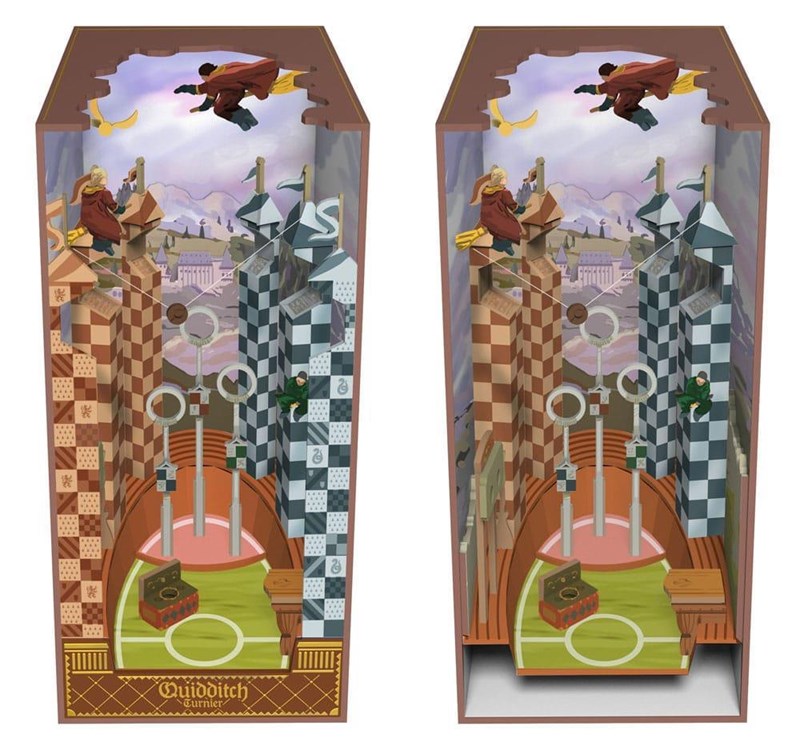 Book nook serre-livres Terrain de QUidditch - Harry Potter