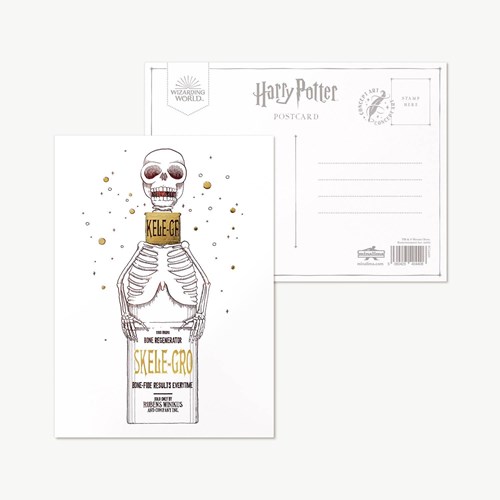 Carte postale Harry Potter par MinaLima - Skele Gro