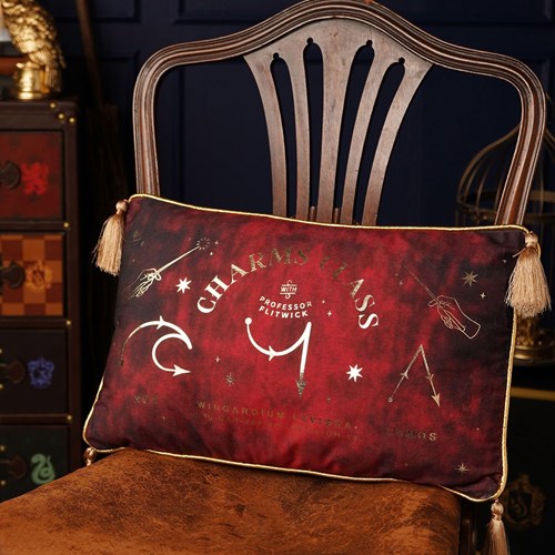 COUSSIN VELOURS ALUMNI - COURS DE SORTILEGE - HARRY POTTER