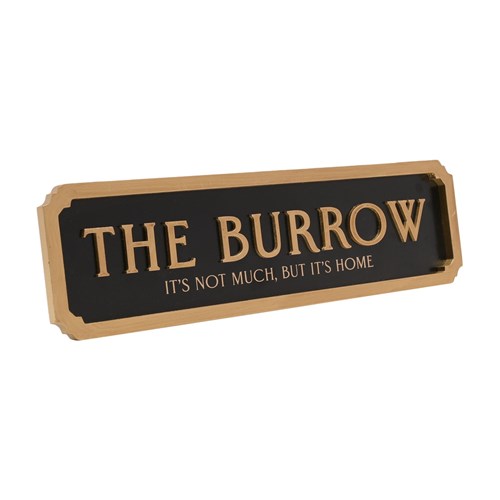 Plaque de rue The Burrow - Harry Potter