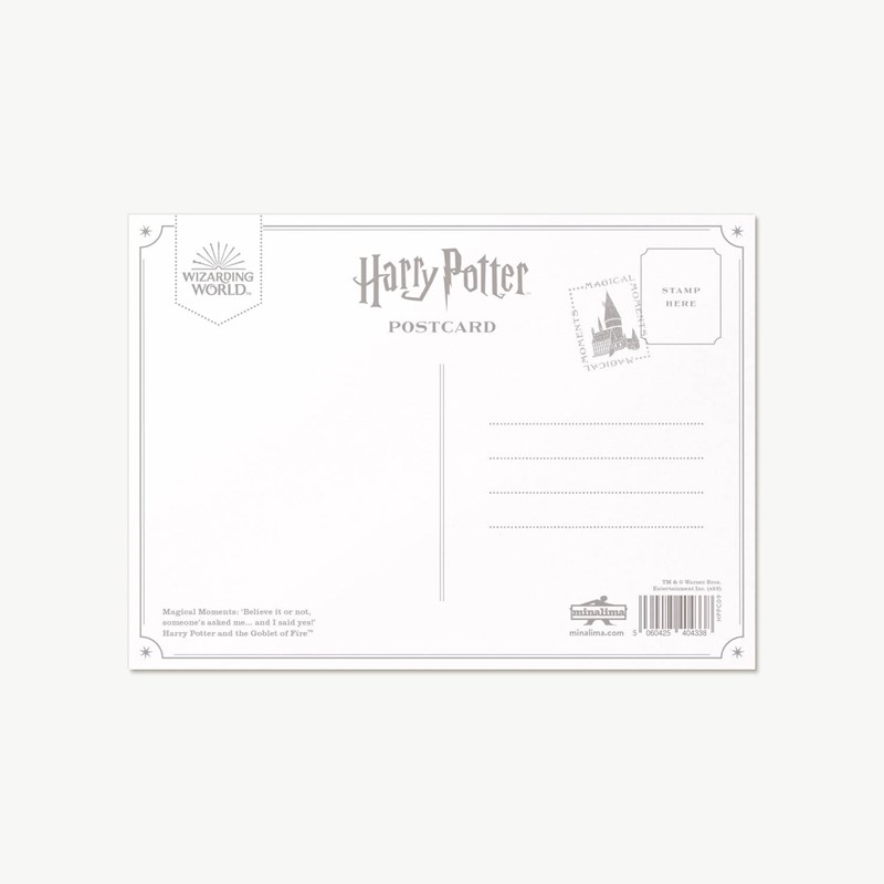 Carte postale Harry Potter par MinaLima - Yule Ball