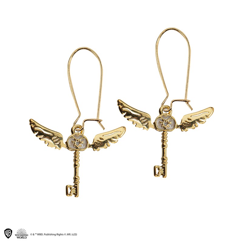 Boucles d'oreilles clés volantes - Harry Potter