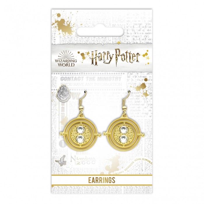 Boucles d'oreilles Retourneur de Temps pendantes - Harry Potter