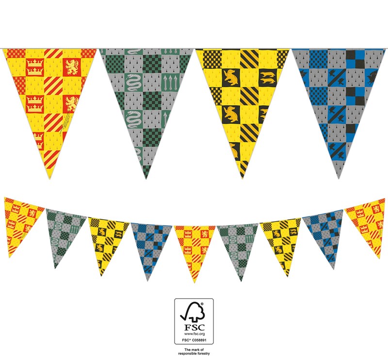 Guirlande de fanions de Poudlard Harry Potter