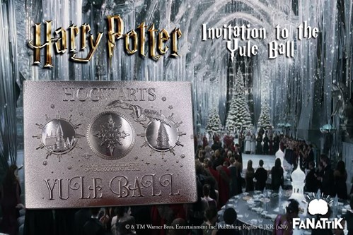 Ticket Bal de Noël (Yule Ball) plaqué argent - ÉDITION LIMITÉE