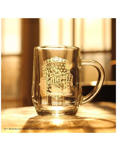 Mug Poufsouffle en verre Arribas - Harry Potter