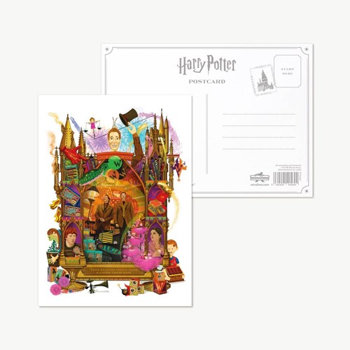 Carte postale Harry Potter par MinaLima - 'Fred reckons people need a laugh these days'