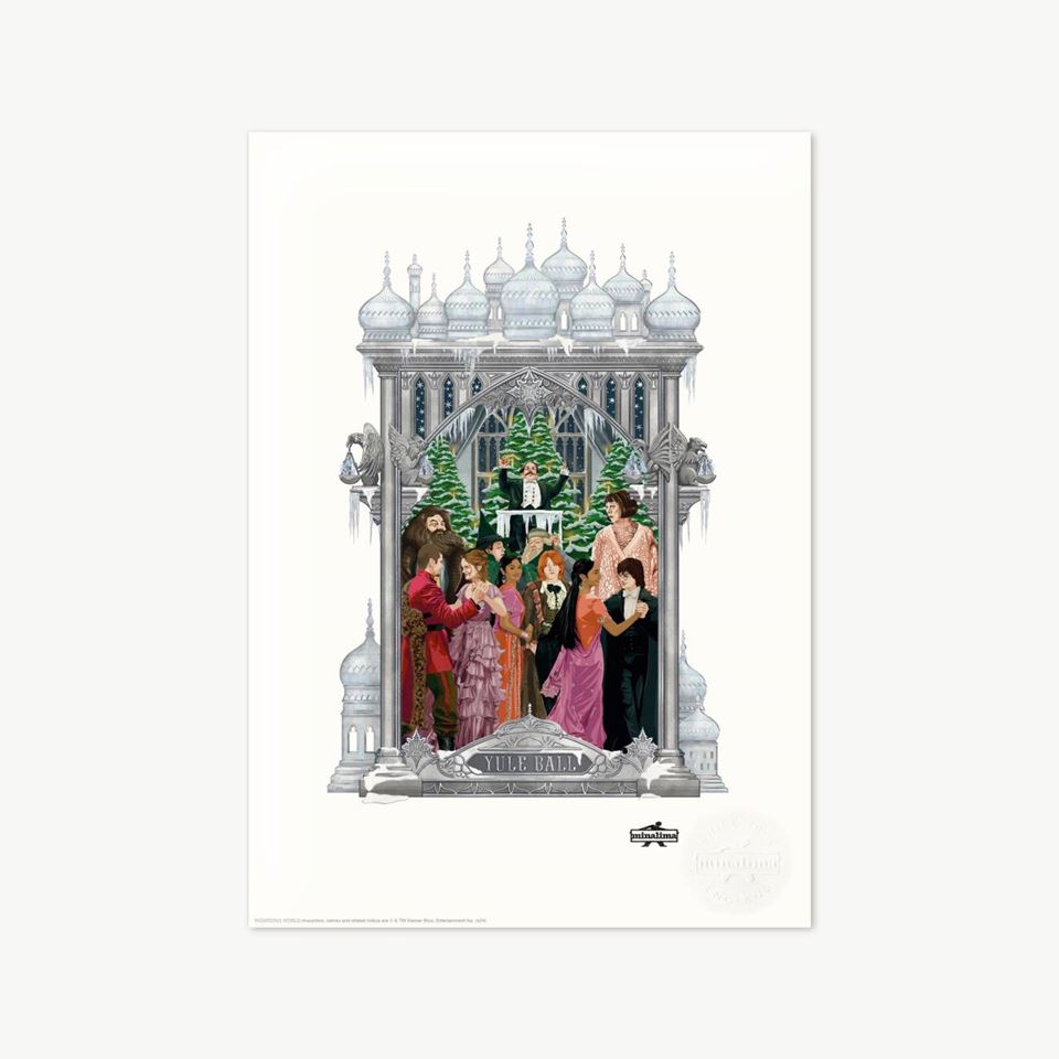 Art Print Yule Ball MinaLima - Harry Potter