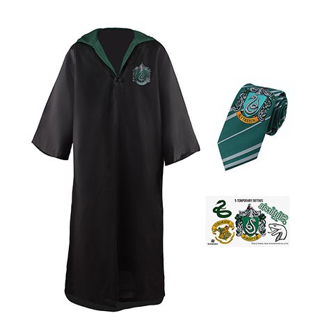 Pack déguisement robe de sorcier Serpentard