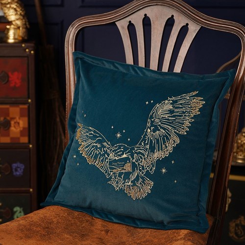 COUSSIN VELOURS ALUMNI - HEDWIGE - HARRY POTTER
