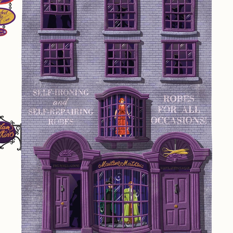 Art print boutique Madame Guipure MinaLima - Harry Potter