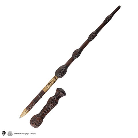Stylo baguette sur socle Albus Dumbledore