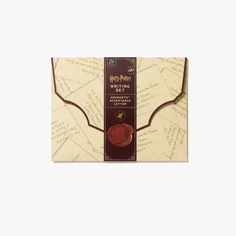 Set d'écriture Lettre acceptation Harry Potter - MinaLima - 25 Ans de Magie