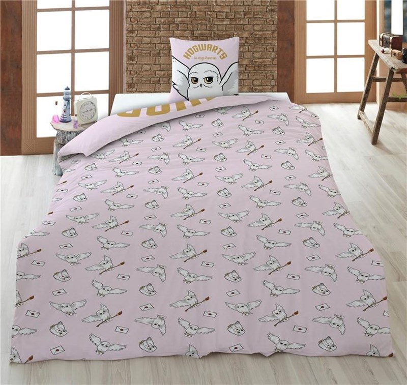 Parure de lit Harry Potter Hedwige POLYESTER - 1 personne