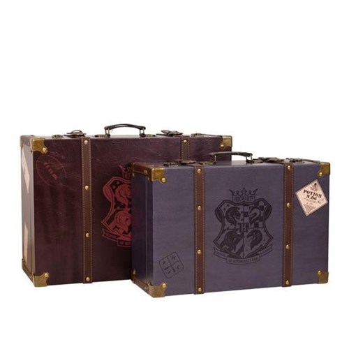 Ensemble de 2 valisettes Harry Potter Burgundy imitation cuir