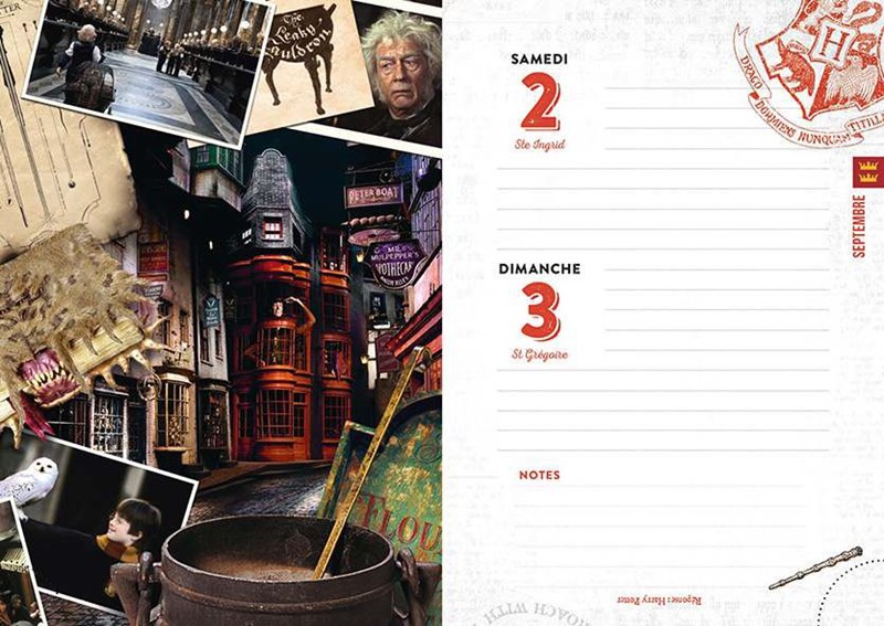 Agenda Harry Potter 2023-2024