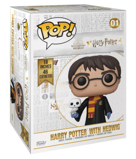 18" Supersized POP Harry Potter and Hedwige