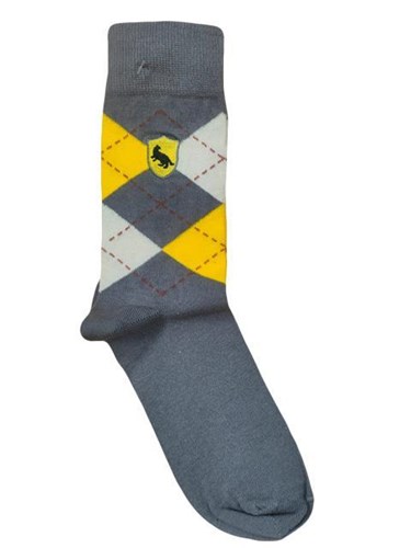 Paire chaussettes argyle Poufsouffle - Harry Potter