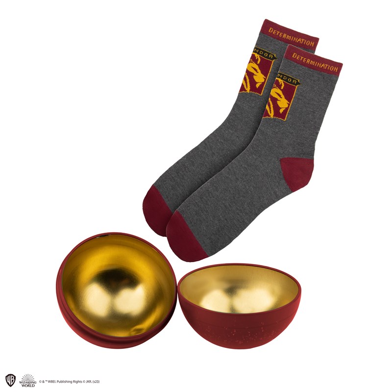 Boule de Noël Gryffondor + chaussettes - Harry Potter