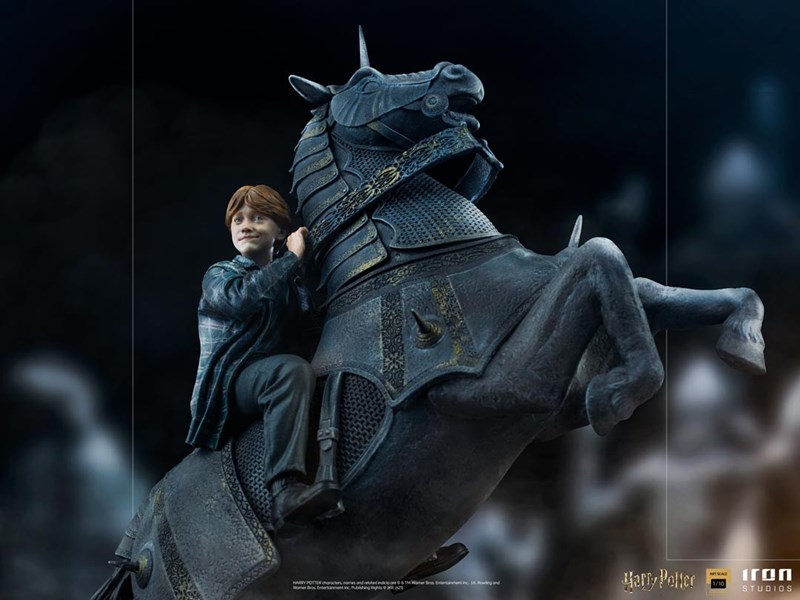 Statuette Deluxe Art Scale 1/10 Ron Weasley at the Wizard Chess