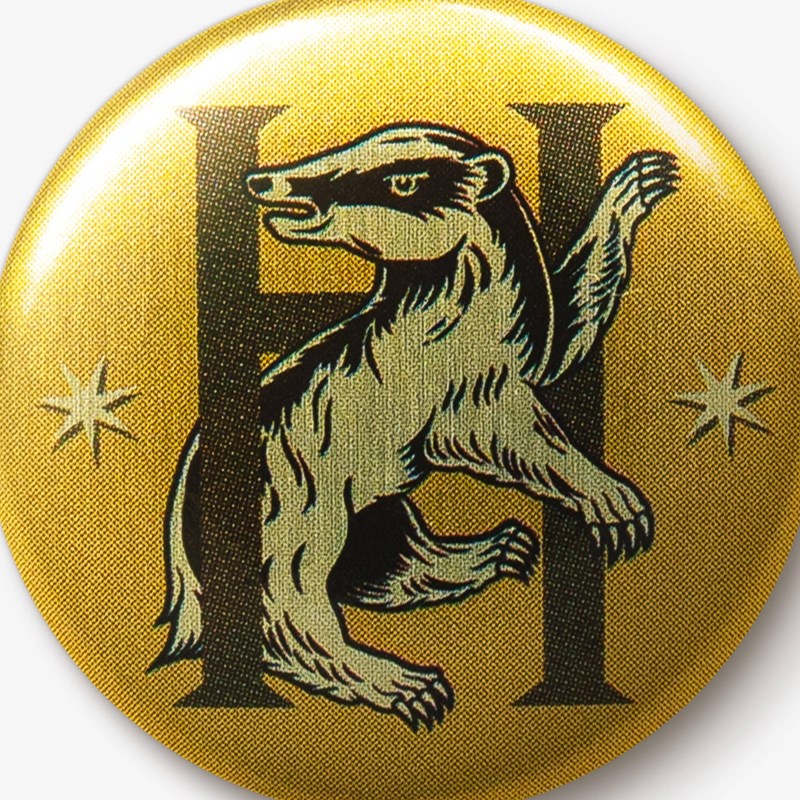 Badge Poufsouffle MinaLima - Les Animaux Fantastiques