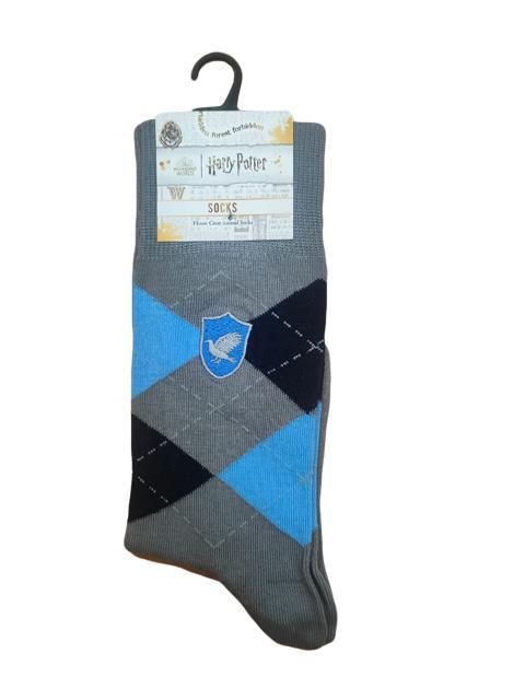 Paire chaussettes argyle Serdaigle - Harry Potter