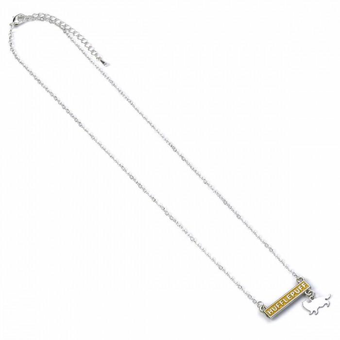 Collier Poufsouffle barre & charm - Harry Potter