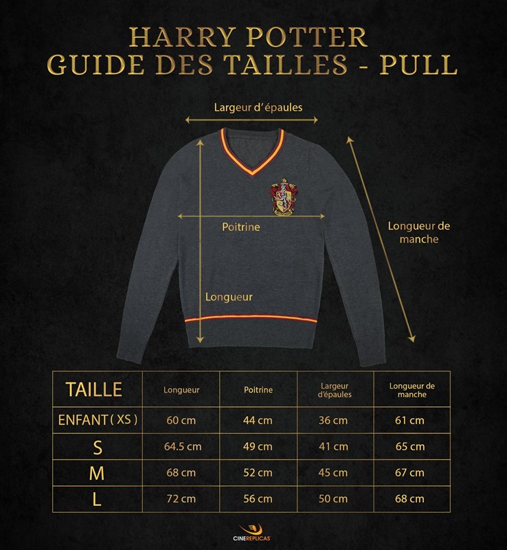 Pull cardigan Gryffondor - Harry Potter