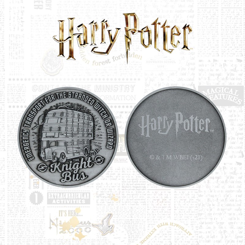 Médaille Magicobus éd. lim. 9995 ex. - Harry Potter