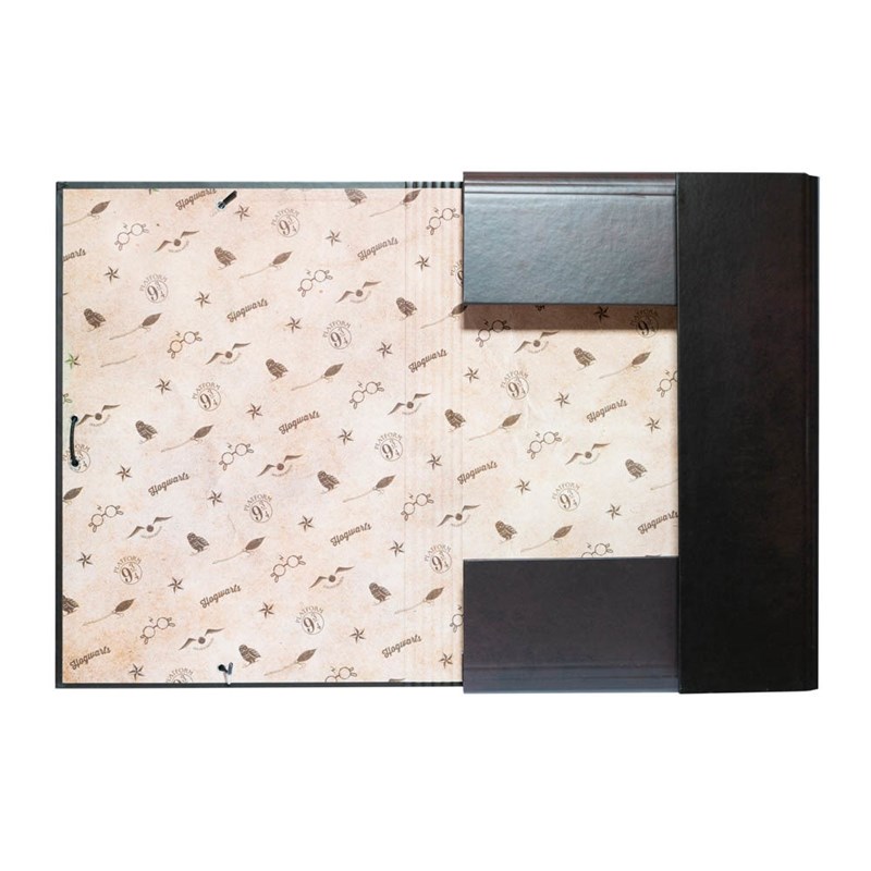 Farde à rabats & élastique Vif d'Or Harry Potter