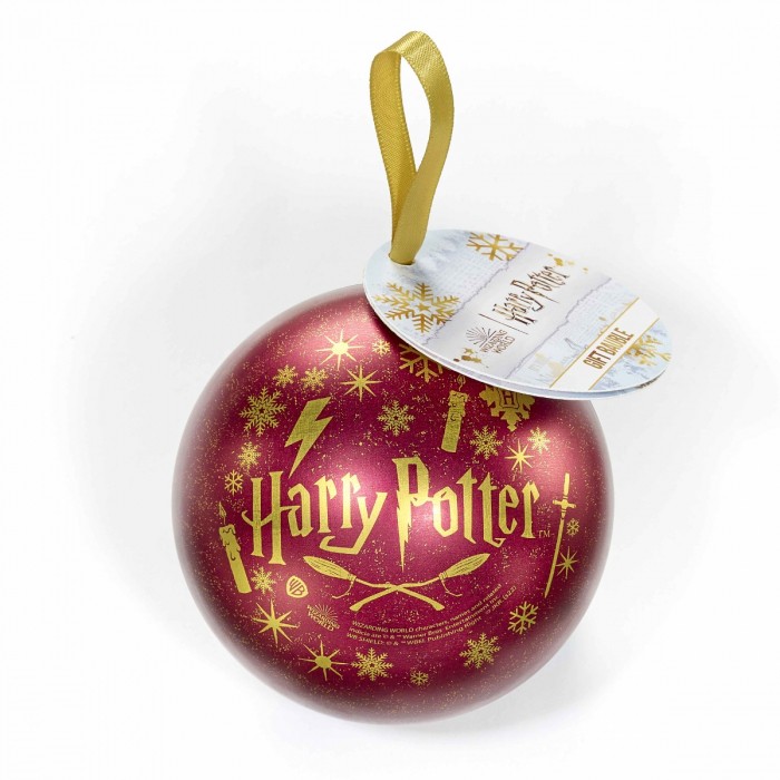 Boule de Noël Poudlard et collier retourneur de temps - Harry Potter