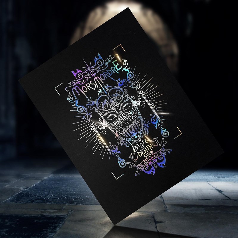 Artprint Mangemort dorure à chaud - Harry Potter