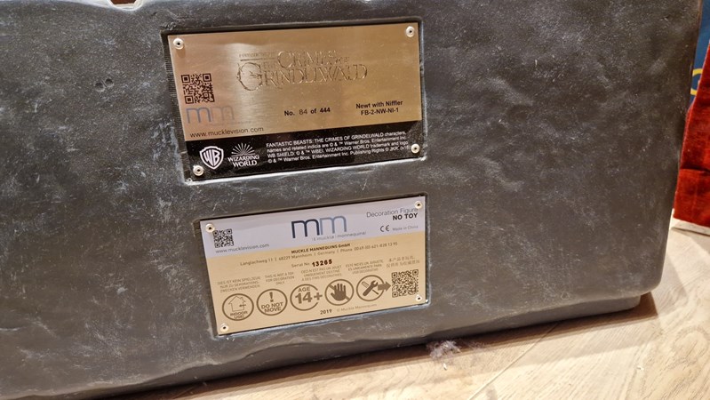 MODÈLE D'EXPO Statue 1:1 Norbert Dragonneau éd. lim. 444 ex. - Les Animaux Fantastiques