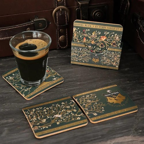 4 sous-verres Tapisserie Famille Black - Harry Potter