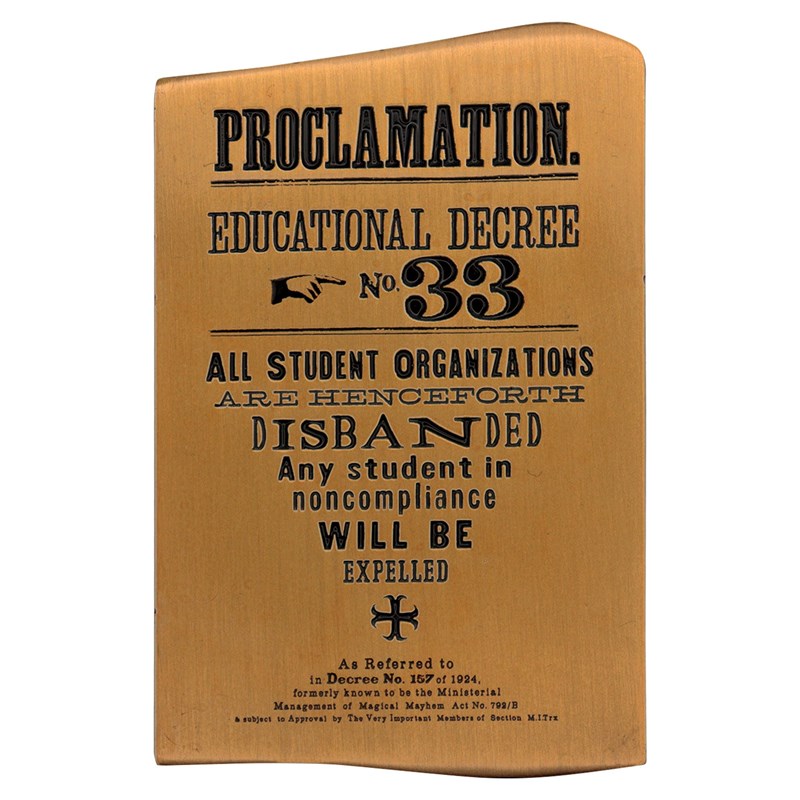 Lingot Armée de Dumbledore éd. lim. 2007ex. - Harry Potter