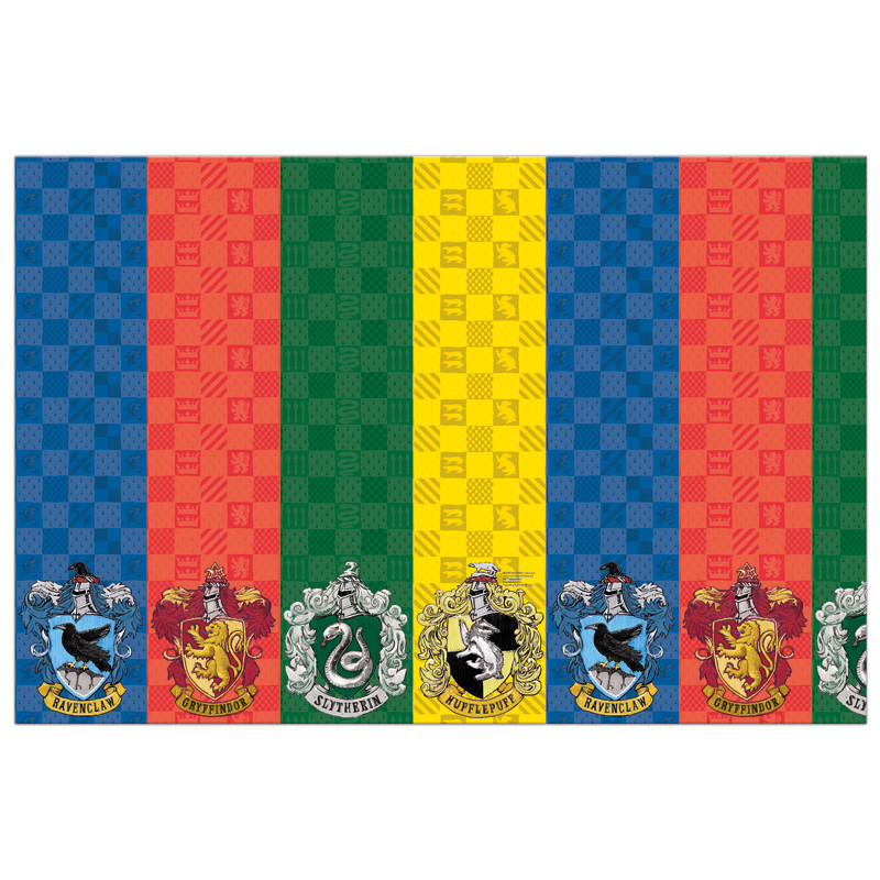 Nappe en papier maisons de Poudlard - Harry Potter