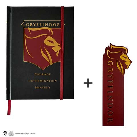Carnet rigide et marque-page Gryffondor - Harry Potter